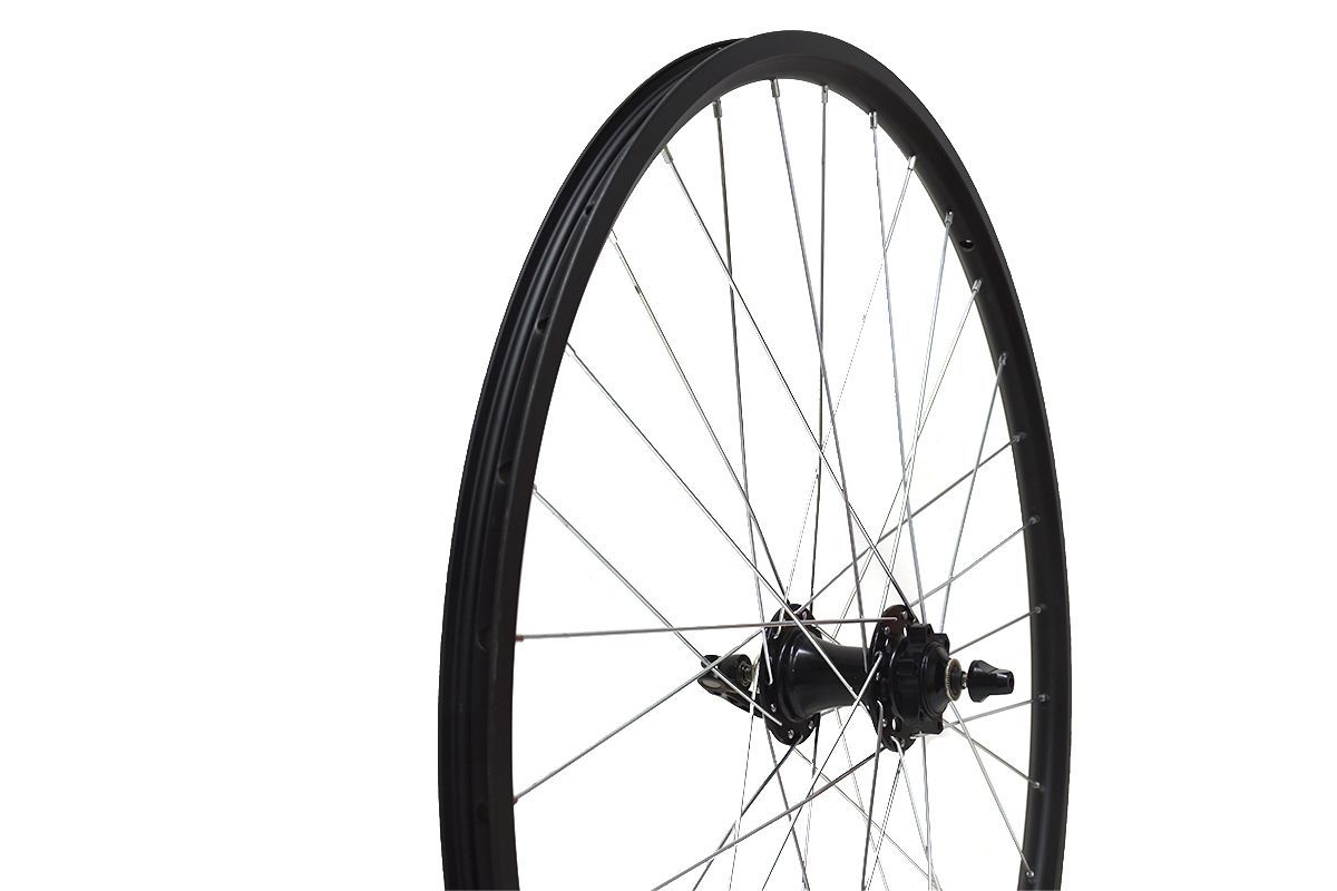 Колесо 27,5&quot;MTB переднее, двойной обод Qijian DA-18 27,5&quot; 32H, втулка Solon DH902F, Disc, 2 промподшипника, крепление IS6, черный