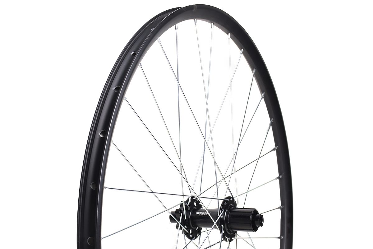 Колесо 29&quot;MTB заднее, под кассету на 10 передач, двойной обод Citron DR-23 29&quot;, втулка Solon DH938TR BOOST 32H Disc, 148*12мм, 4 промподшипника, крепление IS6, ось 12мм, цвет черный