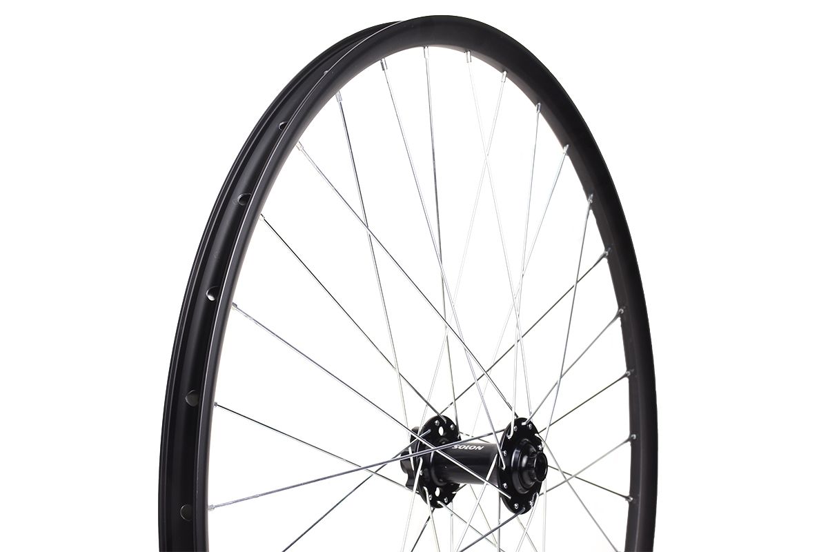 Колесо 29&quot;MTB переднее,двойной обод Citron DR-23 29&quot;32H, втулка Solon DH938TF BOOST, 32H, Disc, 110*15мм, 2 промподшипника, крепление IS6,ось 15мм, цвет черный