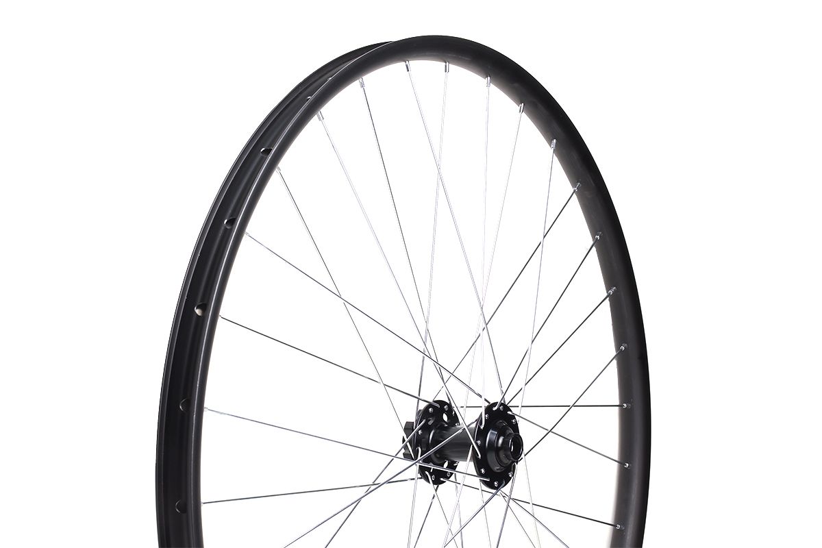 Колесо 29&quot;MTB переднее, двойной обод Citron DP-27 29&quot; 32H, втулка Solon DH928TF32H, Disc, 100*15мм, 2 промподшипника, крепление IS6,ось 15мм, цвет черный