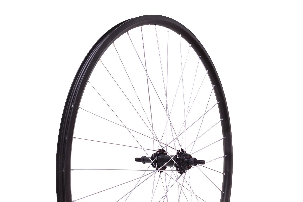 Колесо 29&quot;MTB, заднее, под трещотку, двойной обод Qijian DA18 29&quot;*36H, втулка FR-09R DISC 36H, под резьбовой ротор, черный