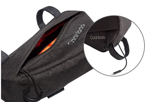 Сумка велосипедная подрамная «Стрела» caanbag CAAN-TR-45BL