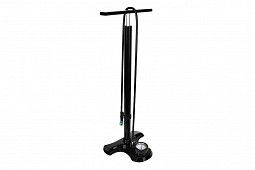 Насос AIRBONE ZT-911B1-A15-BK,напольный,манометр,Т-ручка,выс. дав,угловая насадка,авто/вело,черный